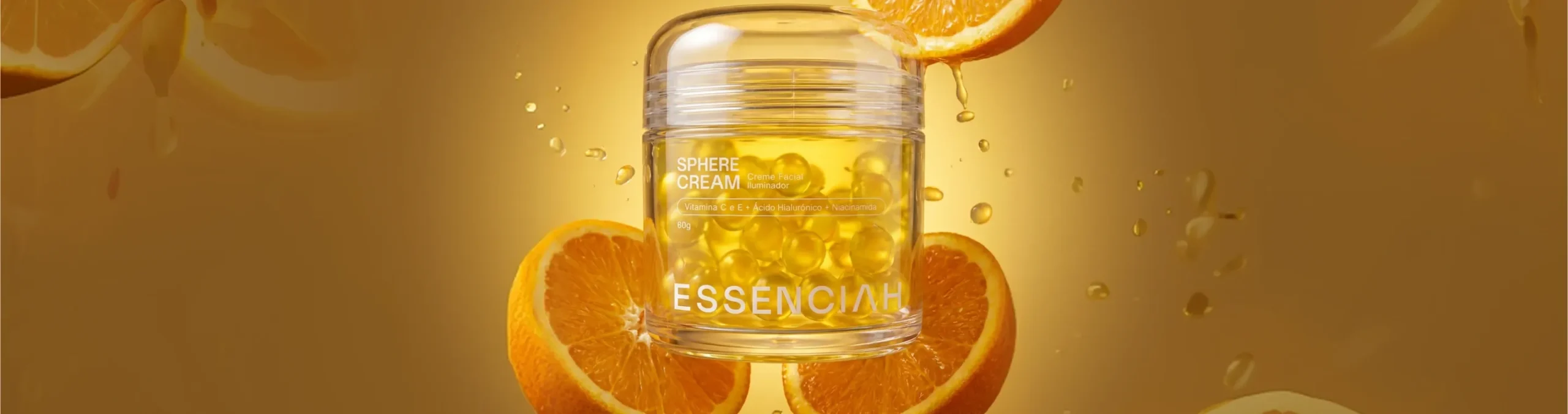 Esferas de Sphere Cream em detalhe