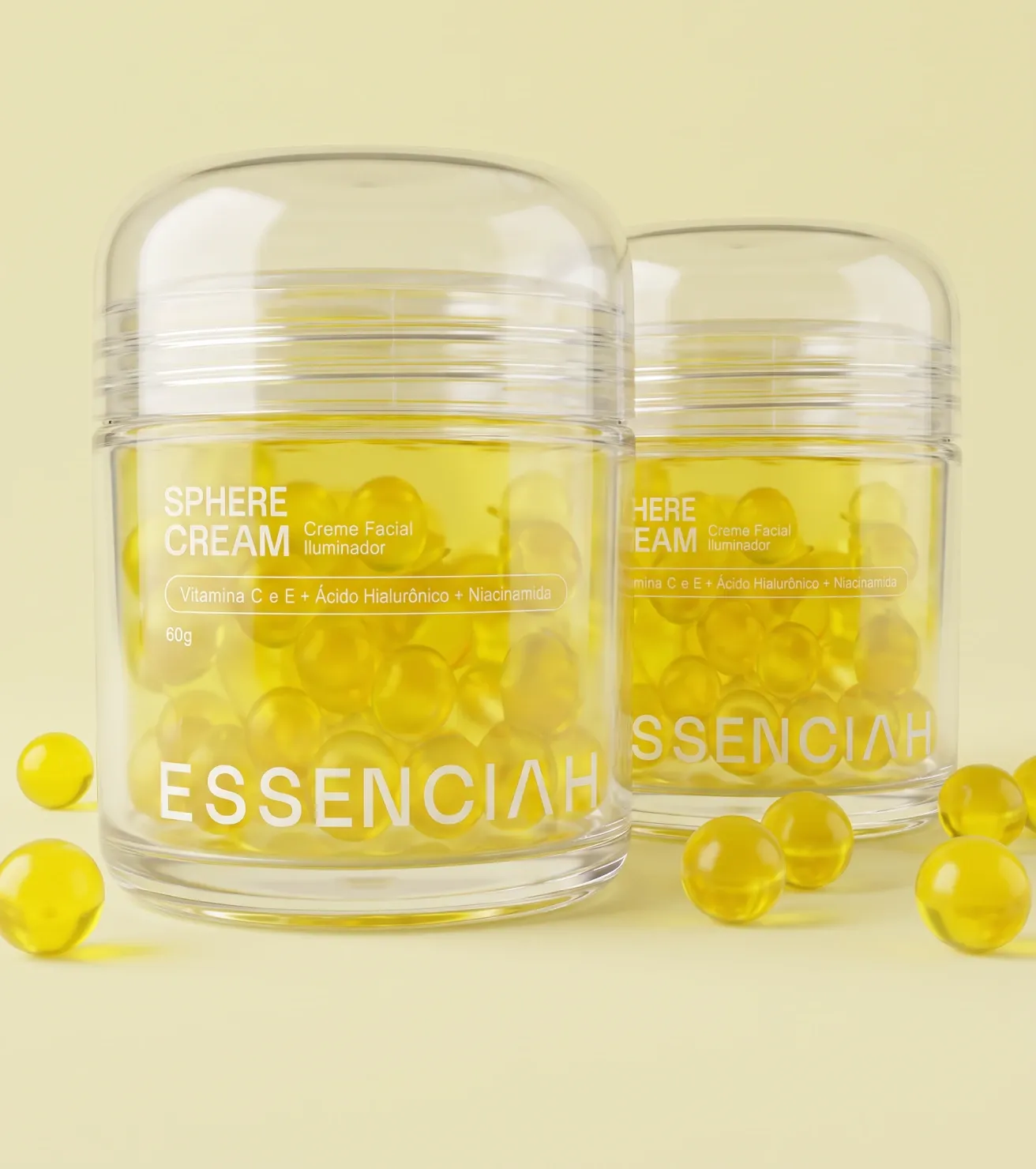 Kit com 2 potes de Sphere Cream